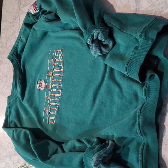 Vintage Miami Dolphins Sweatshirt Large - Picture 8 of 10